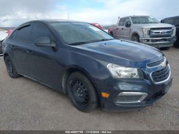  Salvage Chevrolet Cruze