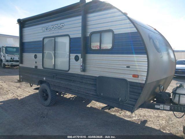  Salvage Forest River Wolf Pup Travel Trailer