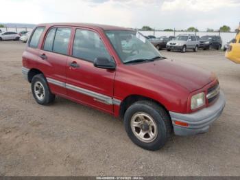  Salvage Chevrolet Tracker