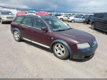  Salvage Audi allroad