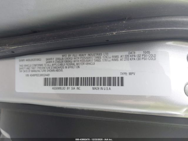 Subaru Outback 2.5i Limited Image 10