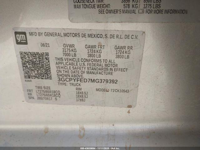 Chevrolet Silverado 1500 4wd  Short Bed Lt Trail Boss Image 5